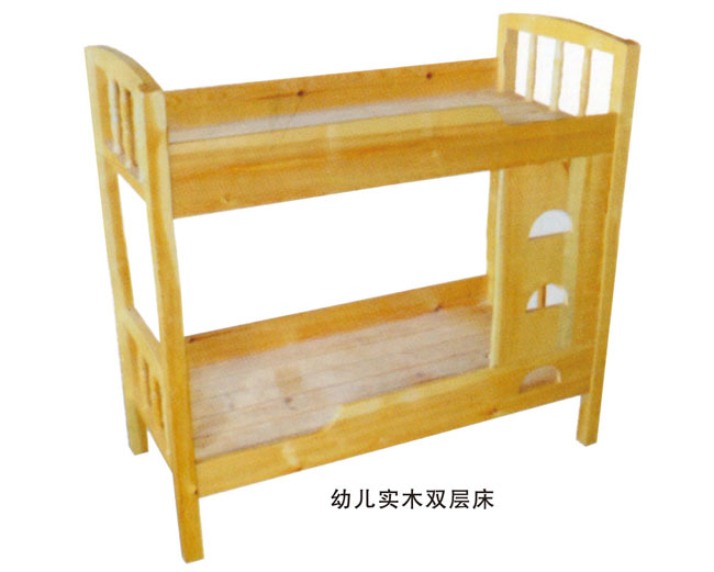 幼儿实木双层床