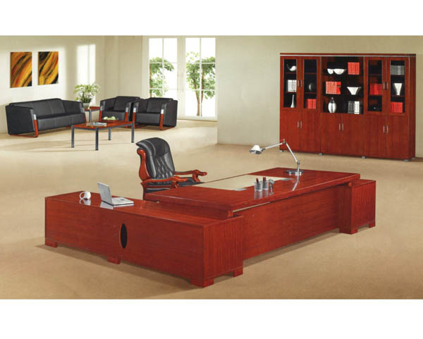 JB-D0232总裁台 JB-C689六门书柜 JB-S006沙发
