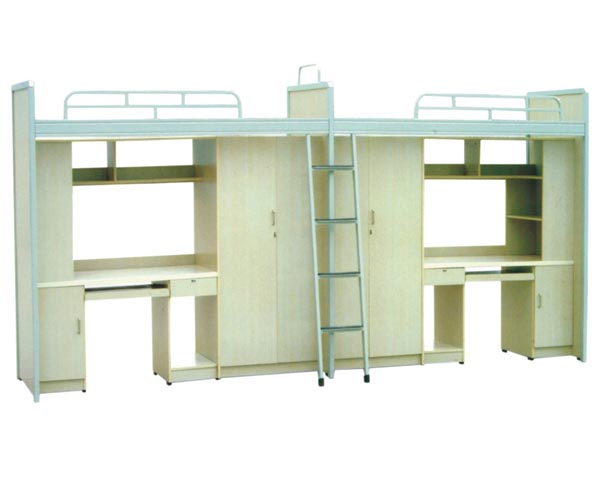 JB-121四人间学生公寓家具 长3980、宽850、高2000mm