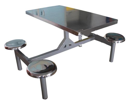 不锈钢餐桌椅001