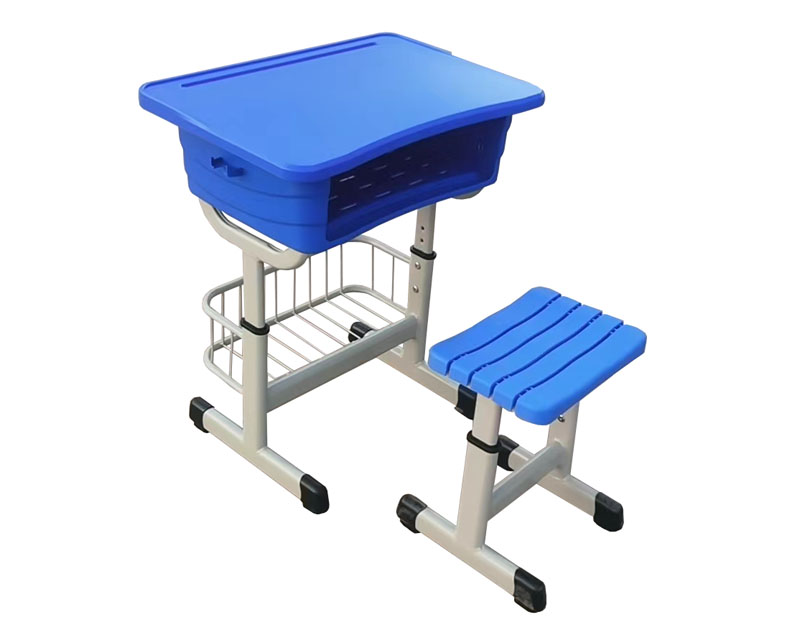 塑钢方凳升降课桌椅