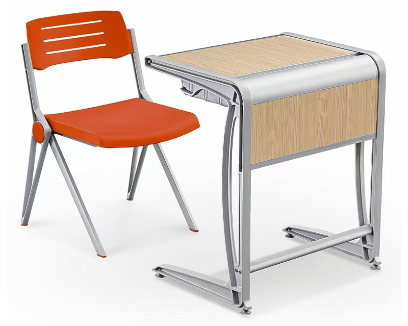 单人课桌椅YM-709
