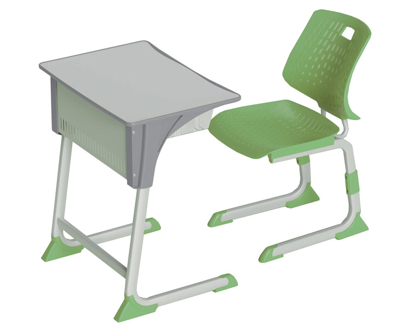 单人课桌椅YM-707